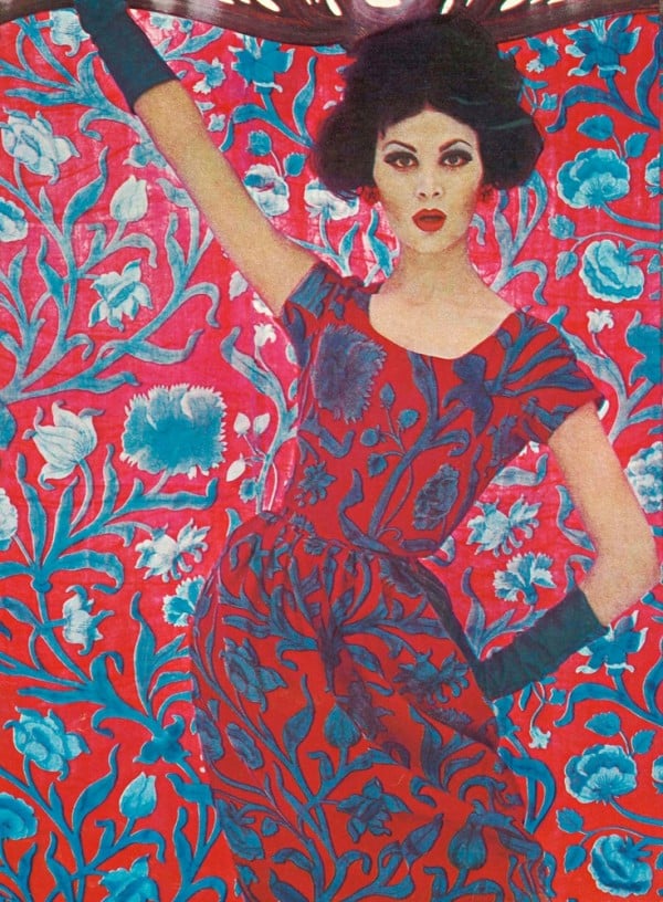 Liberty constantia print 1961 fashion