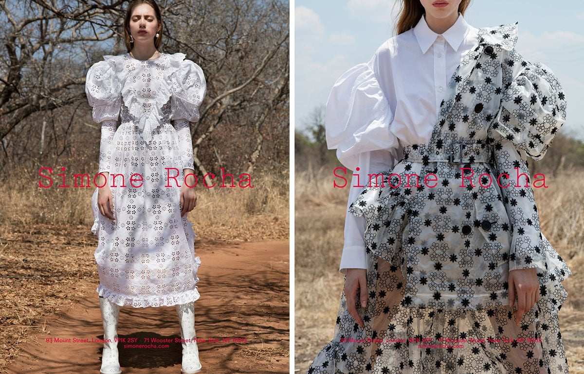 simone rocha spring 2017 campaign